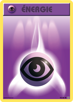 Carte Pokémon Commune Énergie Psy 95/108 de la série Évolutions