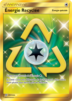 Carte Pokémon Énergie Recyclée 257/236 de la série Harmonie des Esprits en vente au meilleur prix