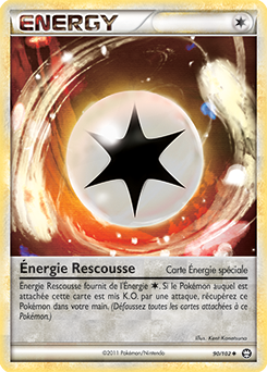 Carte Pokémon Peu commune Énergie Rescousse 90/102 de la série Triomphe