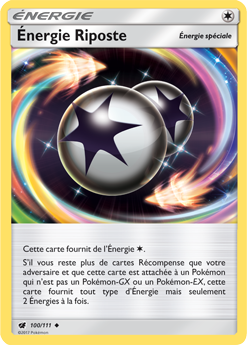 Carte Pokémon Énergie Riposte 100/111 de la série Invasion Carmin en vente au meilleur prix