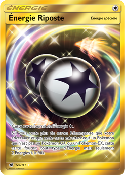 Carte Pokémon Énergie Riposte 122/111 de la série Invasion Carmin en vente au meilleur prix