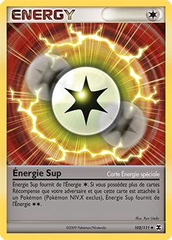 Carte Pokémon Peu commune Énergie Sup 102/111 de la série Rivaux Émergents