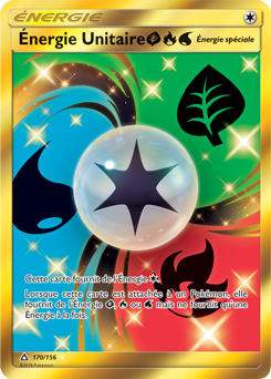 Carte Pokémon Énergie Gold SL Énergie Unitaire 170/156 de la série Ultra Prisme