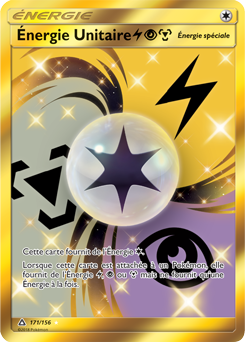 Carte Pokémon Énergie Gold SL Énergie Unitaire 171/156 de la série Ultra Prisme