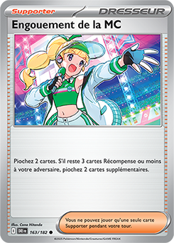 Carte Pokémon Communes Engouement de la MC 163/182 de la série Rivalités Destinées