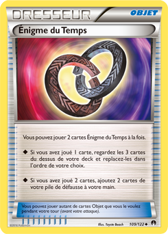 Carte Pokémon Énigme du Temps 109/122 de la série Rupture Turbo en vente au meilleur prix