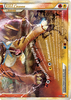 Carte Pokémon Pokémon Légende Entei & Raikou LÉGENDE 91/95 de la série Déchaînement