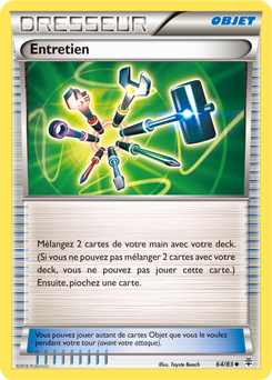 Carte Pokémon Peu commune Entretien 64/83 de la série Générations