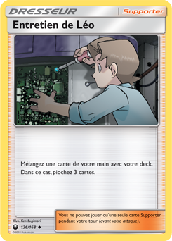 Carte Pokémon Entretien de Léo 126/168 de la série Tempête Céleste en vente au meilleur prix