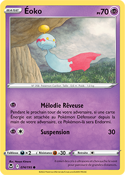 Carte Pokémon Éoko 074/195 de la série Tempête Argentée en vente au meilleur prix