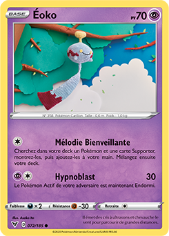 Carte Pokémon Éoko 072/185 de la série Voltage Éclatant en vente au meilleur prix