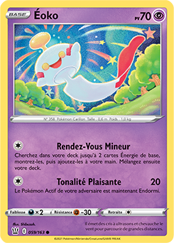 Carte Pokémon Éoko 59/163 de la série Styles de Combat en vente au meilleur prix