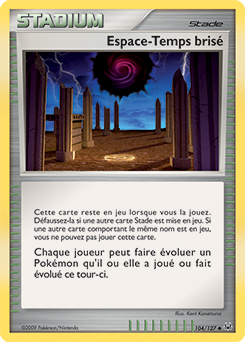 Carte Pokémon Espace-Temps brisé 104/127 de la série Platine en vente au meilleur prix