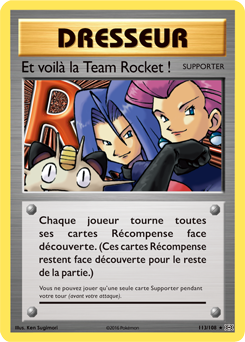 Carte Pokémon Et voilà la Team Rocket ! 113/108 de la série Évolutions en vente au meilleur prix