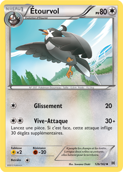 Carte Pokémon Étourvol 126/162 de la série Impulsion Turbo en vente au meilleur prix