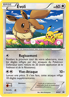 Carte Pokémon Évoli BW97 de la série Promos Noir & Blanc en vente au meilleur prix