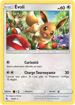 CARTE POKEMON - Evoli 83/108 VF neuve