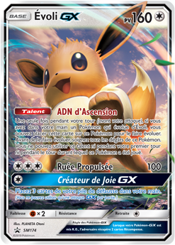 Carte Pokémon Évoli GX SM174 de la série Promos Soleil et Lune en vente au meilleur prix
