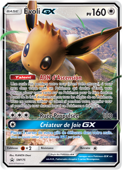 Carte Pokémon Évoli GX SM175 de la série Promos Soleil et Lune en vente au meilleur prix