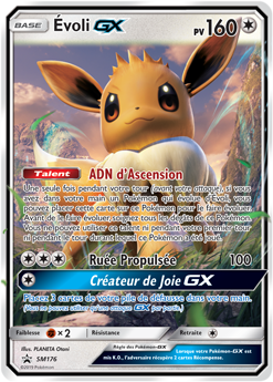 Carte Pokémon Évoli GX SM176 de la série Promos Soleil et Lune en vente au meilleur prix