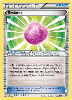 Carte Pokémon Peu commune Évoluroc 122/135 de la série Tempête Plasma
