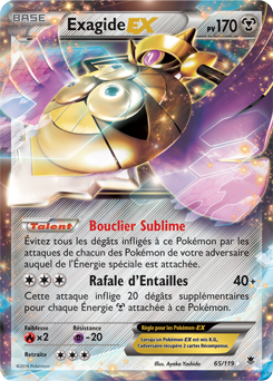 Carte Pokémon Exagide EX 65/119 de la série Vigueur Spectrale en vente au meilleur prix