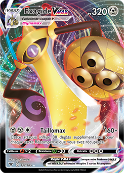 Carte Pokémon Exagide VMAX 127/185 de la série Voltage Éclatant en vente au meilleur prix