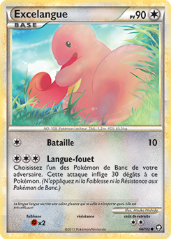 Carte Pokémon Excelangue 66/102 de la série Triomphe en vente au meilleur prix