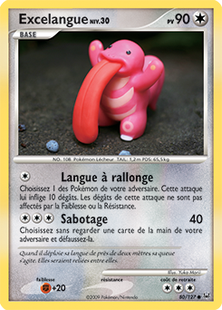 Carte Pokémon Excelangue 80/127 de la série Platine en vente au meilleur prix