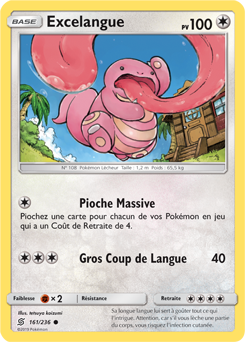 Carte Pokémon Commune Excelangue 161/236 de la série Harmonie des Esprits