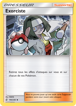 Carte Pokémon Peu commune Exorciste 190/236 de la série Harmonie des Esprits