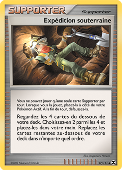 Carte Pokémon Expédition souterraine 97/111 de la série Rivaux Émergents en vente au meilleur prix