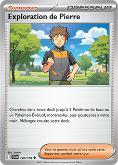 Carte Pokémon Peu commune Exploration de Pierre 146/159 de la série Aventures Ensemble