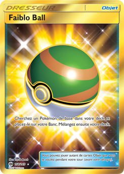 Carte Pokémon Faiblo Ball 158/149 de la série Soleil & Lune en vente au meilleur prix