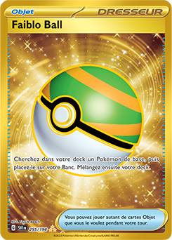 Carte Pokémon Faiblo Ball 255/198 de la série Écarlate et Violet en vente au meilleur prix
