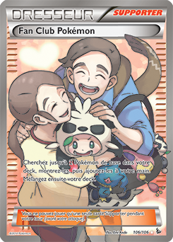 Carte Pokémon Fan Club Pokémon 106/106 de la série Étincelle en vente au meilleur prix