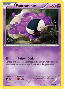 Carte Pokémon Fantominus 33/83 de la série Générations en vente au meilleur prix