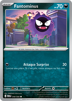 Carte Pokémon Fantominus 48/88 de la série Équilibre Parfait en vente au meilleur prix