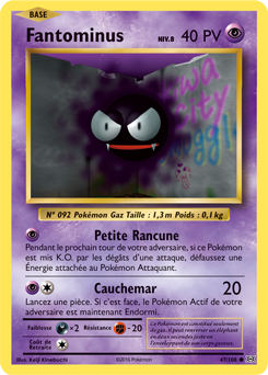 Carte Pokémon Fantominus 47/108 de la série Évolutions en vente au meilleur prix