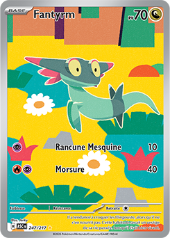 Carte Pokémon Fantyrm 247/217 de la série Héros Transcendants en vente au meilleur prix