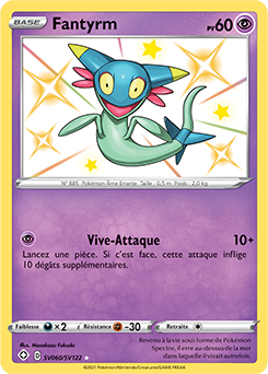 Carte Pokémon Fantyrm SV060/SV122 de la série Destinées Radieuses en vente au meilleur prix