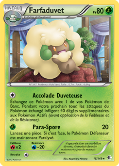 Carte Pokémon Rare Farfaduvet 15/149 de la série Frantières Franchies