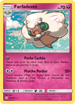 Carte Pokémon Farfaduvet 148/236 de la série Éclipse Cosmique en vente au meilleur prix