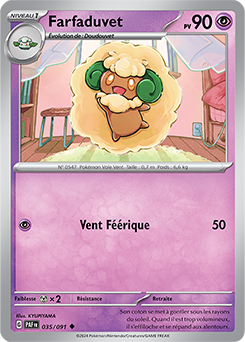 Carte Pokémon Farfaduvet 35/91 de la série Destinées de Paldea en vente au meilleur prix