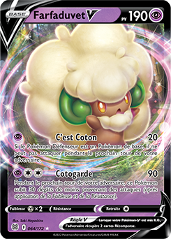 Carte Pokémon Farfaduvet V 064/172 de la série Stars Étincelantes en vente au meilleur prix