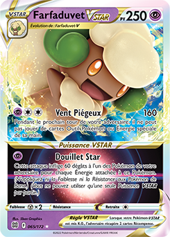 Carte Pokémon Farfaduvet VSTAR 065/172 de la série Stars Étincelantes en vente au meilleur prix