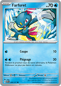 Carte Pokémon Farfuret 44/217 de la série Héros Transcendants en vente au meilleur prix