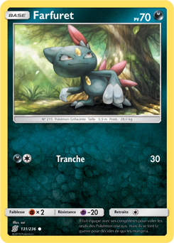 Carte Pokémon Farfuret 131/236 de la série Harmonie des Esprits en vente au meilleur prix