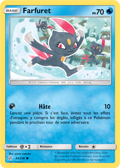 Carte Pokémon Farfuret 43/236 de la série Éclipse Cosmique en vente au meilleur prix