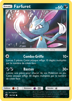 Carte Pokémon Commune Farfuret 86/168 de la série Tempête Céleste